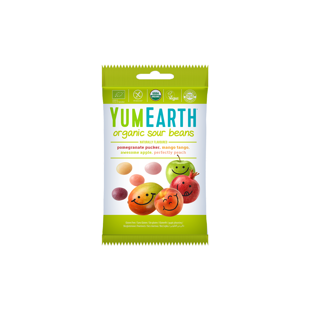 Конфеты органические YUMEARTH Sour Bears 50гр