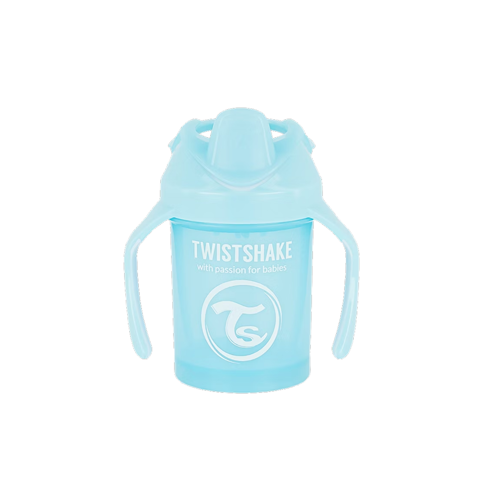 Поильник-непроливайка Twistshake, синий, 230 мл (4+ мес)