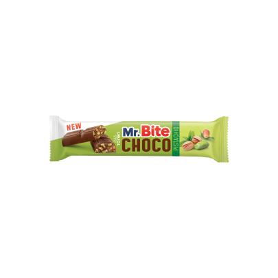 Молочный шоколад MR BITE CHOCO с фисташками 22 г