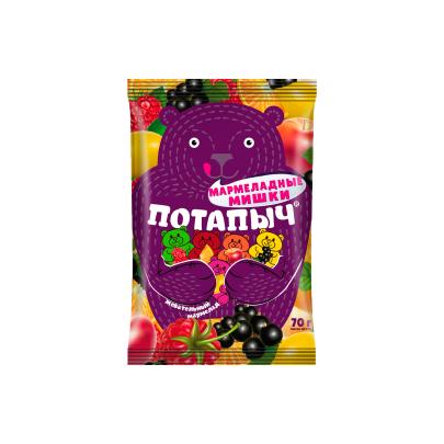 Мармелад жеват.желейный Потапыч в форме мишек 70г