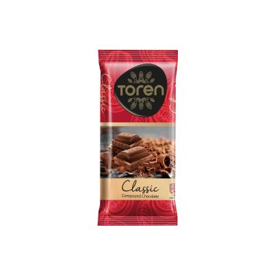 Qandolatchilik shokoladidan CLASSIC shokoladi (qizil) 50g