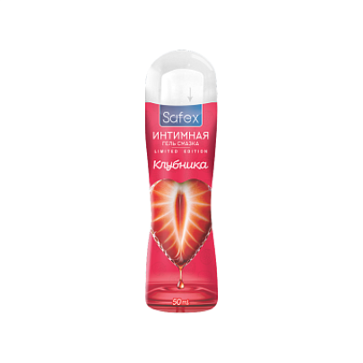 Intim gel  Safex qulupnay ta’mi bilan, 50 ml