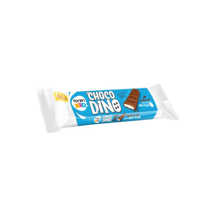 TOREN KID CHOCO DINO shokolad batonchigi sutli krem bilan 30 g