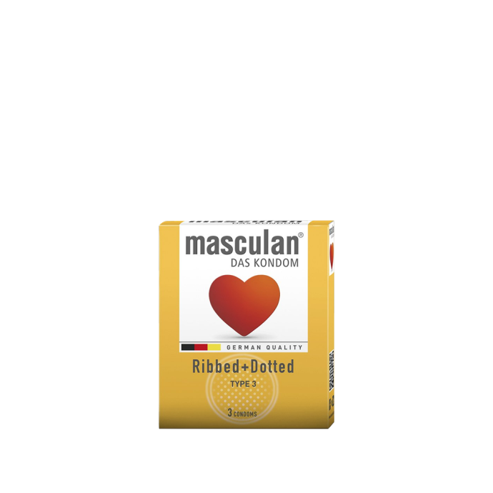 Masculan №3 Ribbed & Dotted