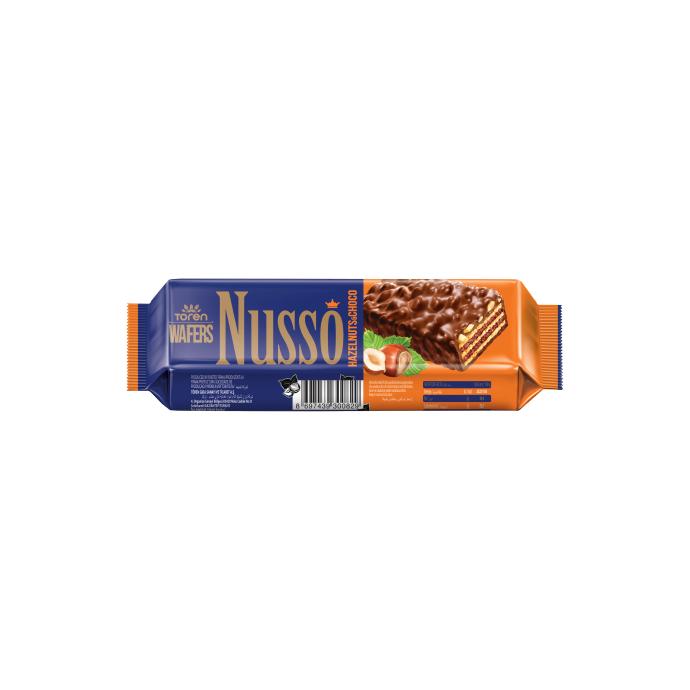 Вафли NUSSO в молочном шоколаде с фундуком 35 г