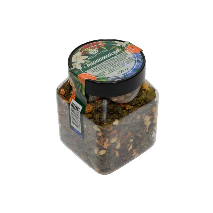 Ko'k choy Assalom Tea Jasmin jannati 100g