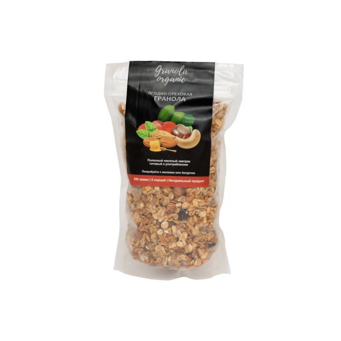 Rezavor-yong‘oqli granola 250g